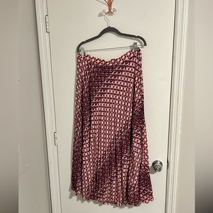 MAEVE by Anthropologie - Maxi skirt, large, pleated pattern